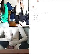 Videochat série 19 (reakce na velký péro, úsměv)